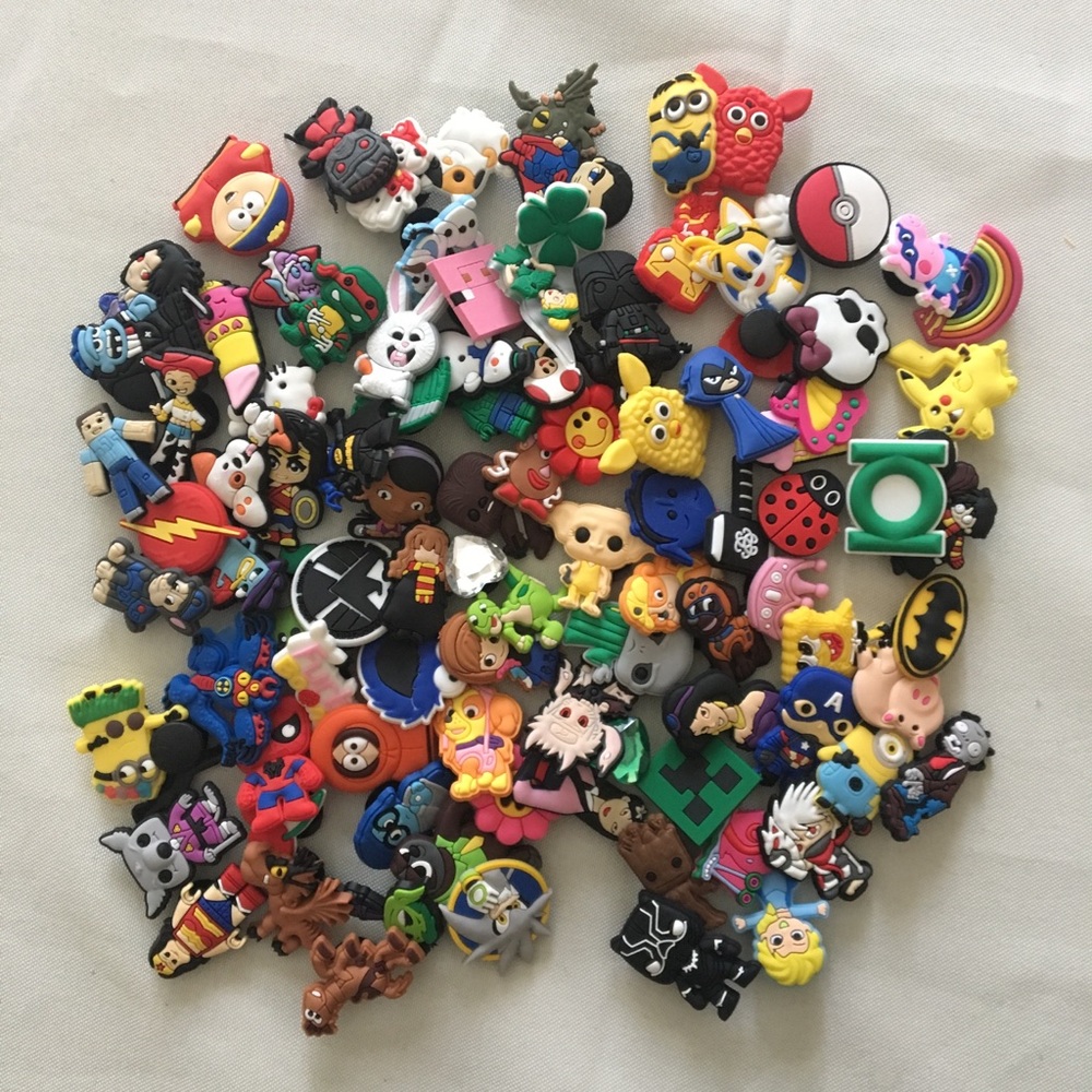 10 Random Crocs Jibbitz